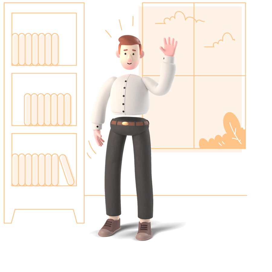 office home inside bookcase decor interior