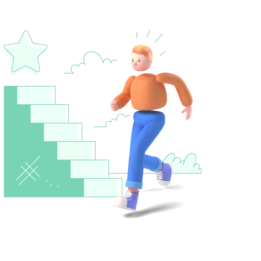 achievements character builder stairs promotion accomplishment achievement